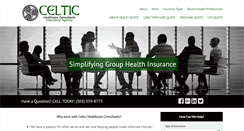 Desktop Screenshot of celtichealthcareconsultants.com